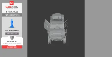 Bull (armored personnel carrier) - Tank Model STL