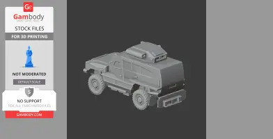 Bull (armored personnel carrier) - Tank Model STL