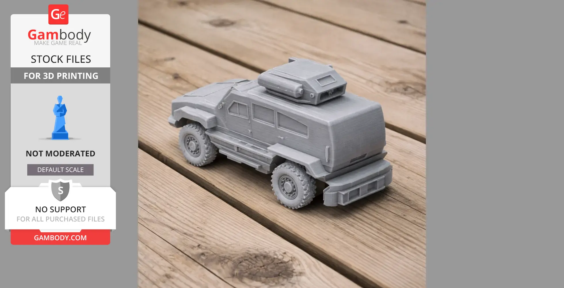 Bull (armored personnel carrier) - Tank Model STL