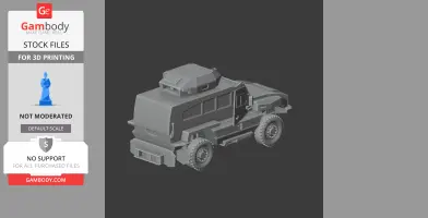 Bull (armored personnel carrier) - Tank Model STL