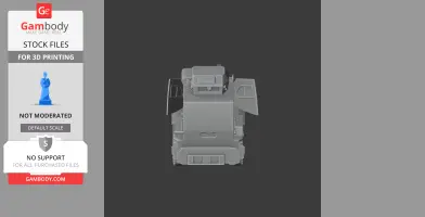 Bull (armored personnel carrier) - Tank Model STL