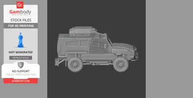 Bull (armored personnel carrier) - Tank Model STL