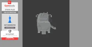3D model of a Burraq MRAP vehicle with detailed turret, doors, and antennas, viewed from the front.