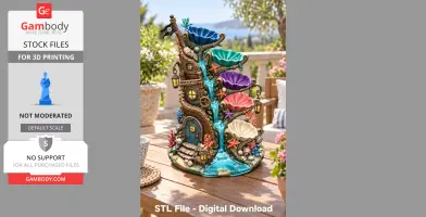 A colorful, whimsical shipwreck shell bowl organizer with a nautical theme.