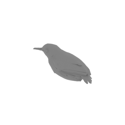 Ashy-headed babbler.stl