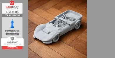 Chaparral 2C - Scale Vehicle STL