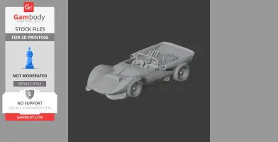 Chaparral 2C - Scale Vehicle STL