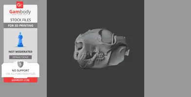Mountain Brushtail Possum Skull - Skull Replica STL
