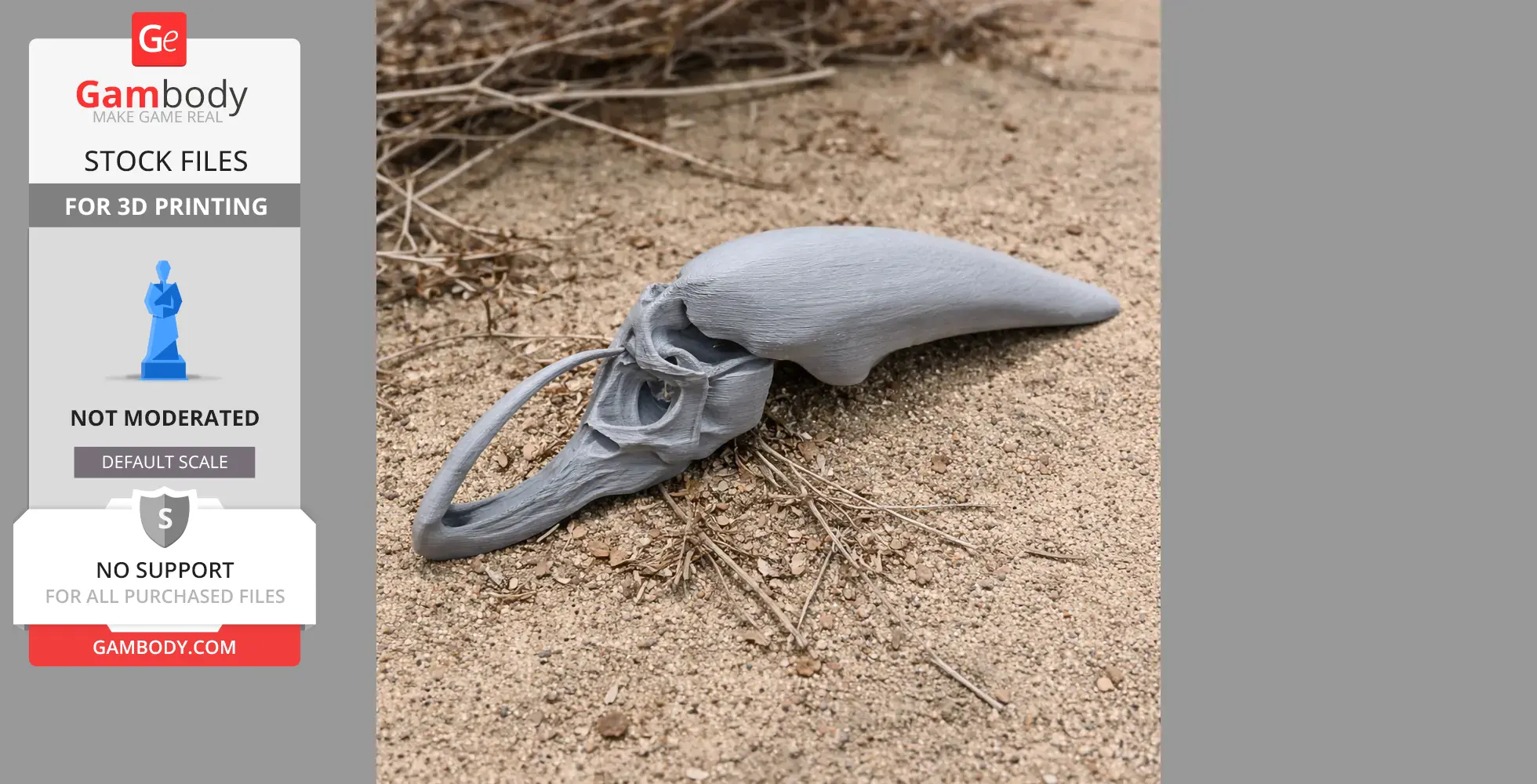 Moythomasia Skull - Skull Replica STL
