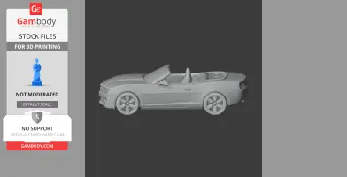 Chevrolet Camaro - Scale Vehicle STL