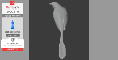 Ashy-throated chlorospingus - Prehistoric Animal STL