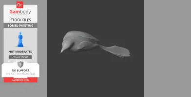 Ashy-throated chlorospingus - Prehistoric Animal STL