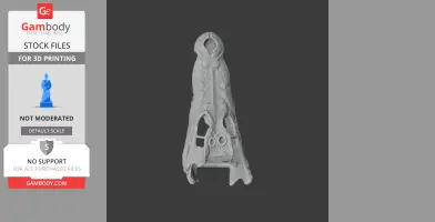 Mugger Crocodile Skull - Skull Replica STL