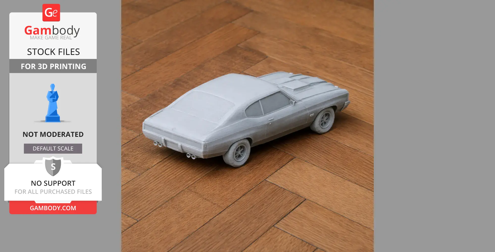 Chevrolet Chevelle - Scale Vehicle STL