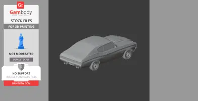 Chevrolet Chevelle - Scale Vehicle STL