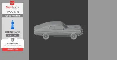 Chevrolet Chevelle - Scale Vehicle STL