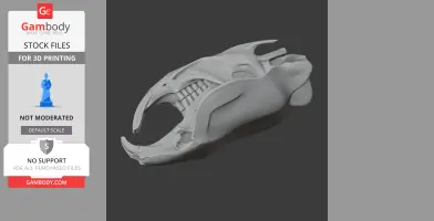 Muskrat Skull - Skull Replica STL