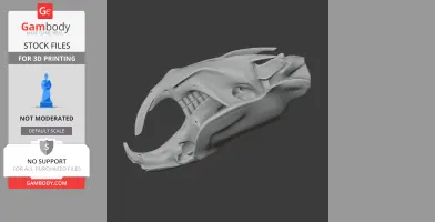 Muskrat Skull - Skull Replica STL