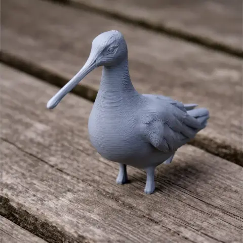 Asian dowitcher - Prehistoric Animal STL