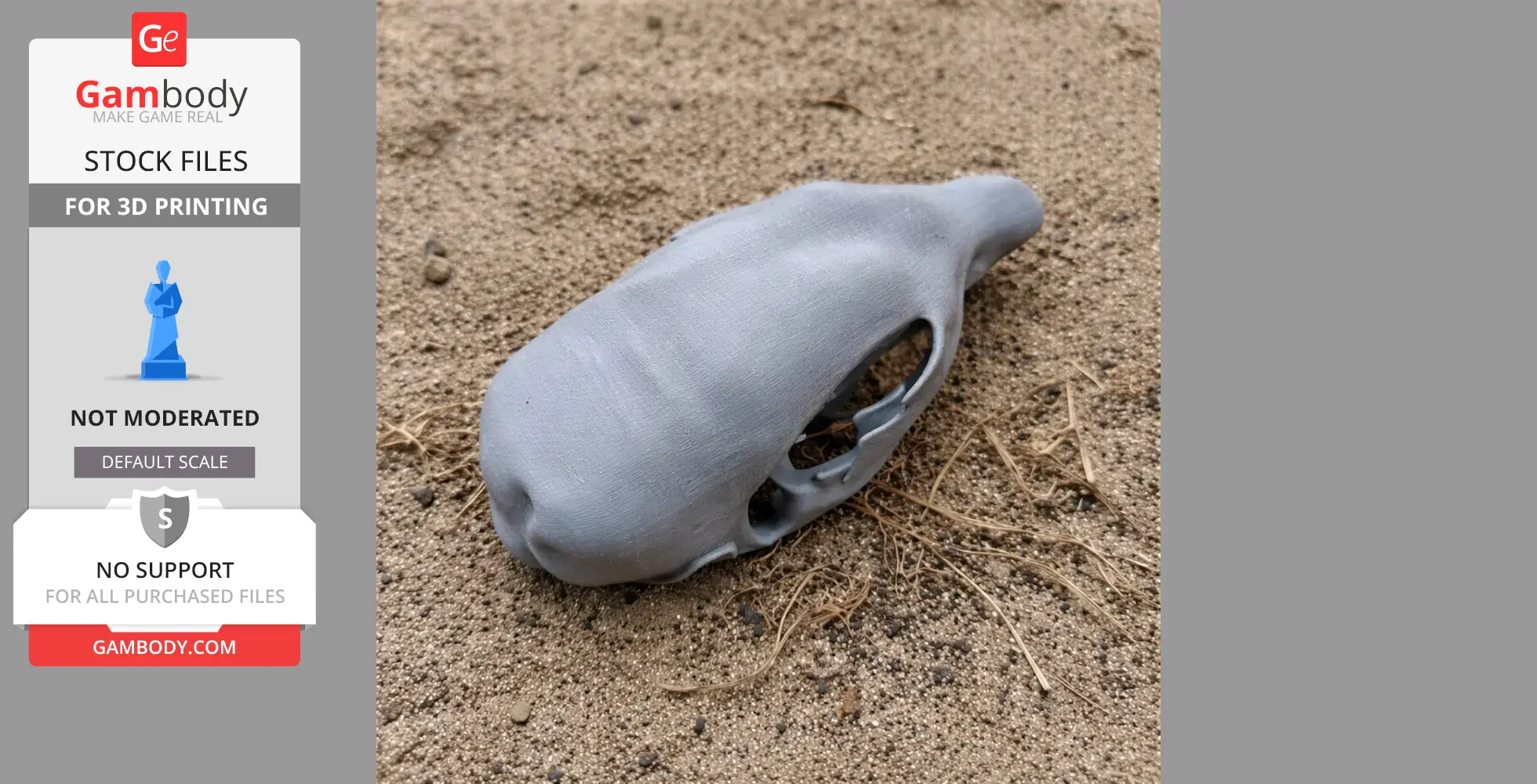 Musky Rat-kangaroo Skull - Skull Replica STL