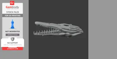Mussaurus Skull - Skull Replica STL
