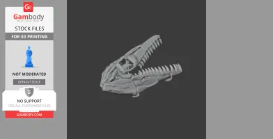 Mussaurus Skull - Skull Replica STL