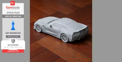 Chevrolet Corvette (C7) - Scale Vehicle STL