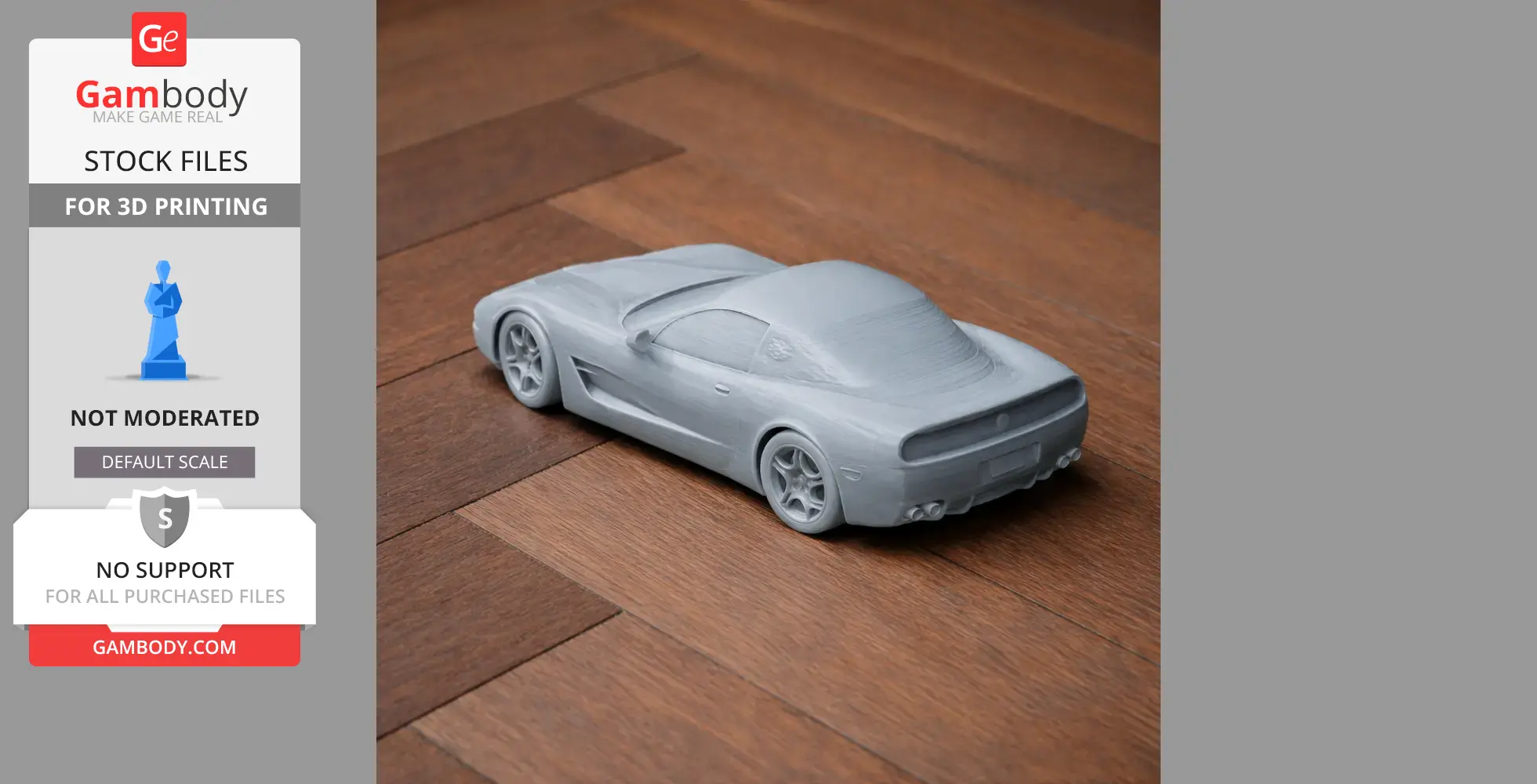 Chevrolet Corvette C5-R - Scale Vehicle STL