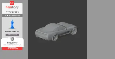 Chevrolet Corvette C5-R - Scale Vehicle STL