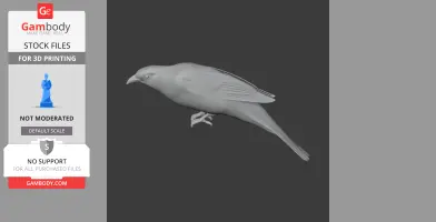 Asian Fairy-bluebird - Prehistoric Animal STL