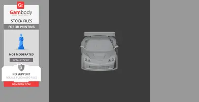 Chevrolet Corvette C6.R - Scale Vehicle STL