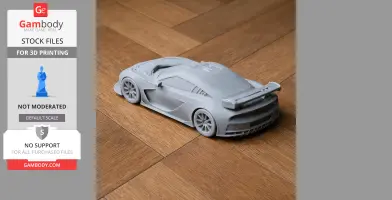 Chevrolet Corvette C6.R - Scale Vehicle STL