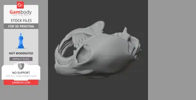 Naked Mole Rat Skull - Skull Replica STL