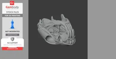 Naked Mole Rat Skull - Skull Replica STL