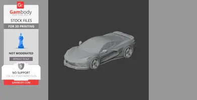 Chevrolet Corvette C8 - Scale Vehicle STL