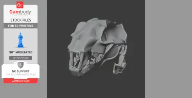 Nimravus Skull - Skull Replica STL