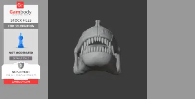 Ninjatitan Skull - Skull Replica STL