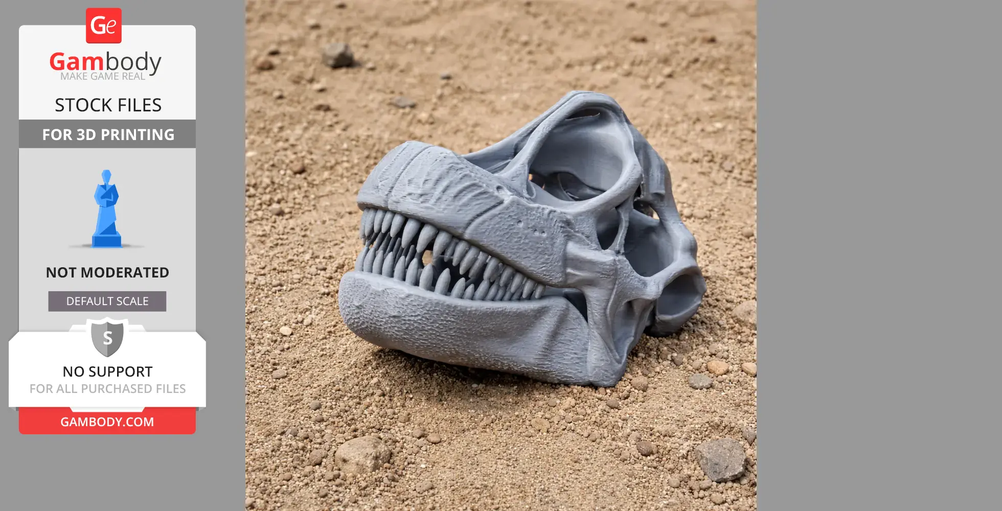 Ninjatitan Skull - Skull Replica STL