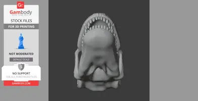Ninjatitan Skull - Skull Replica STL