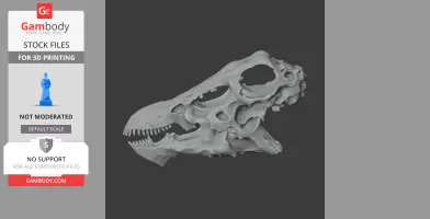 Nodocephalosaurus Skull - Skull Replica STL