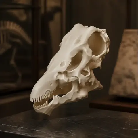 Nodocephalosaurus Skull - Skull Replica STL