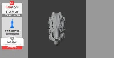 Nodocephalosaurus Skull - Skull Replica STL