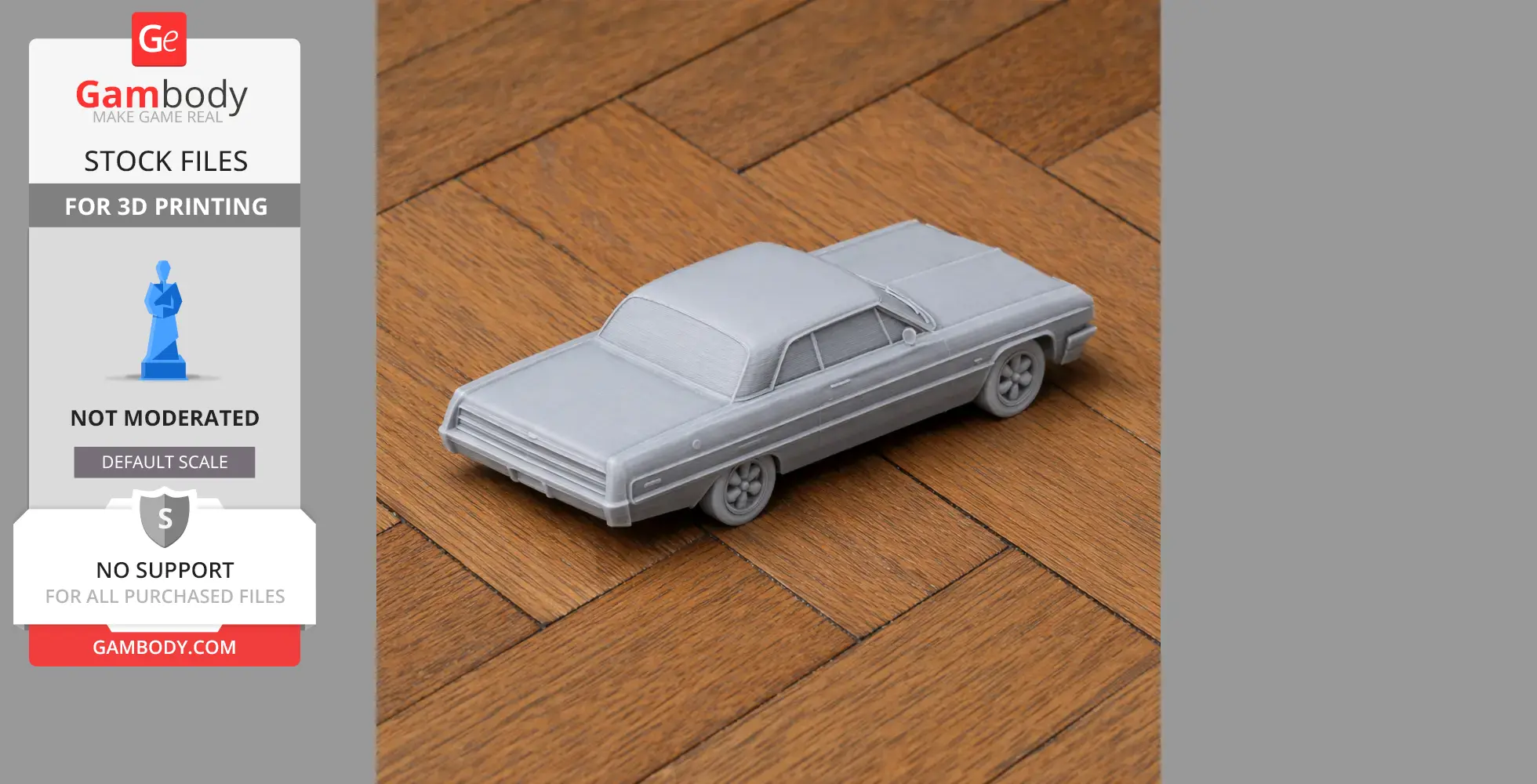 Chevrolet Impala 1964 - Scale Vehicle STL