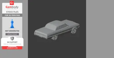 Chevrolet Impala 1964 - Scale Vehicle STL
