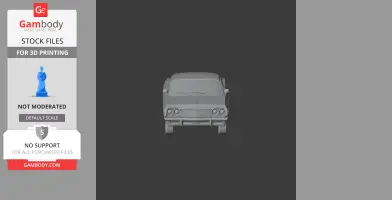 Chevrolet Impala 1964 - Scale Vehicle STL