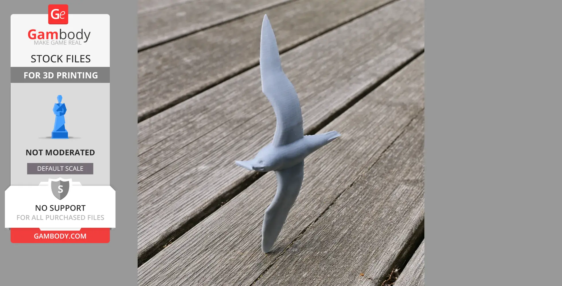 Atlantic petrel - Prehistoric Animal STL