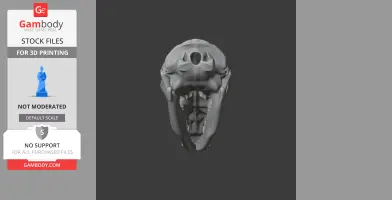 Northern Quoll Skull - Skull Replica STL