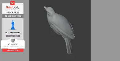 Atlantic plain xenops - Prehistoric Animal STL