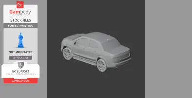 Chevrolet Silverado EV - Scale Vehicle STL