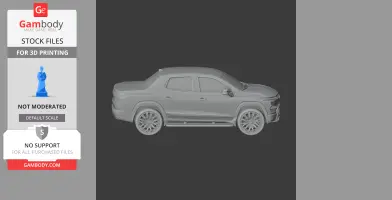 Chevrolet Silverado EV - Scale Vehicle STL